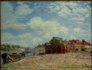 The Loing at Saint-Mammès by Alfred Sisley